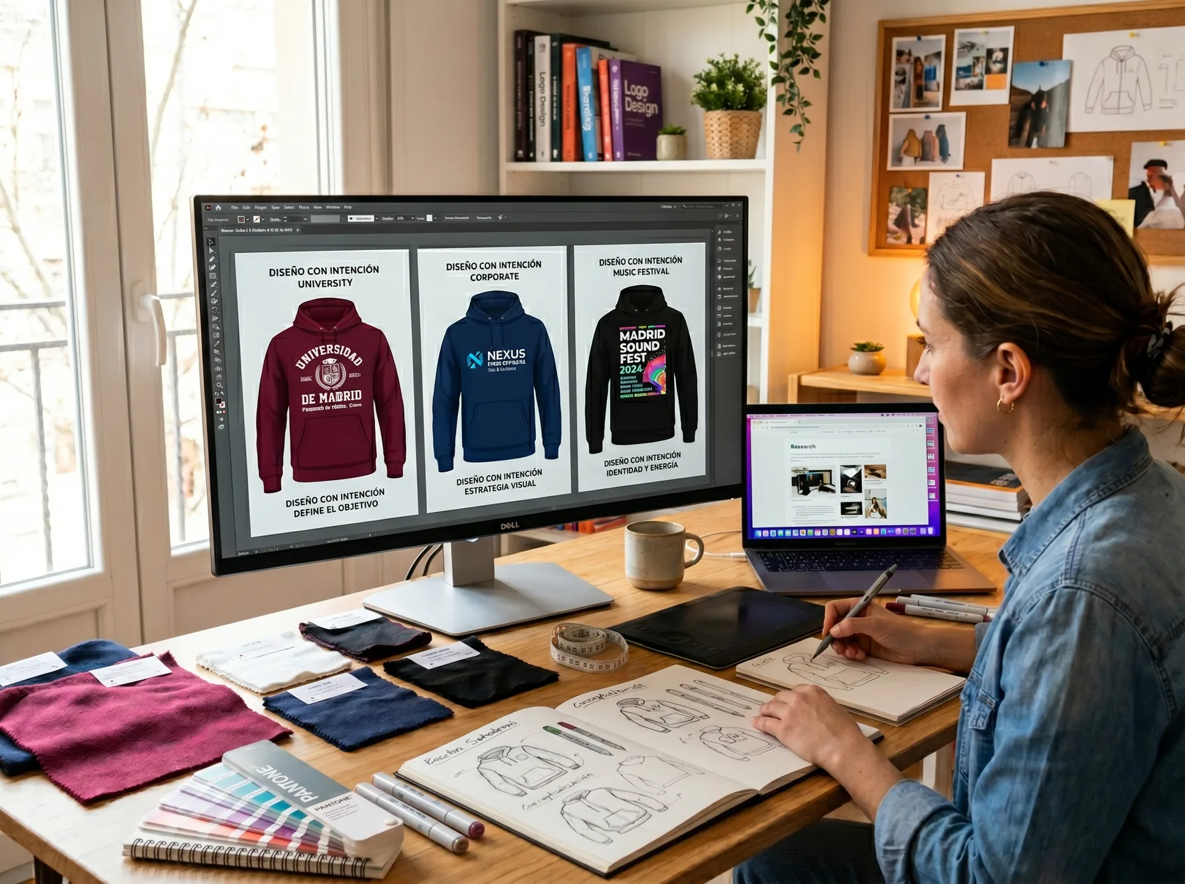 Diseño de sudaderas universitarias por carreras