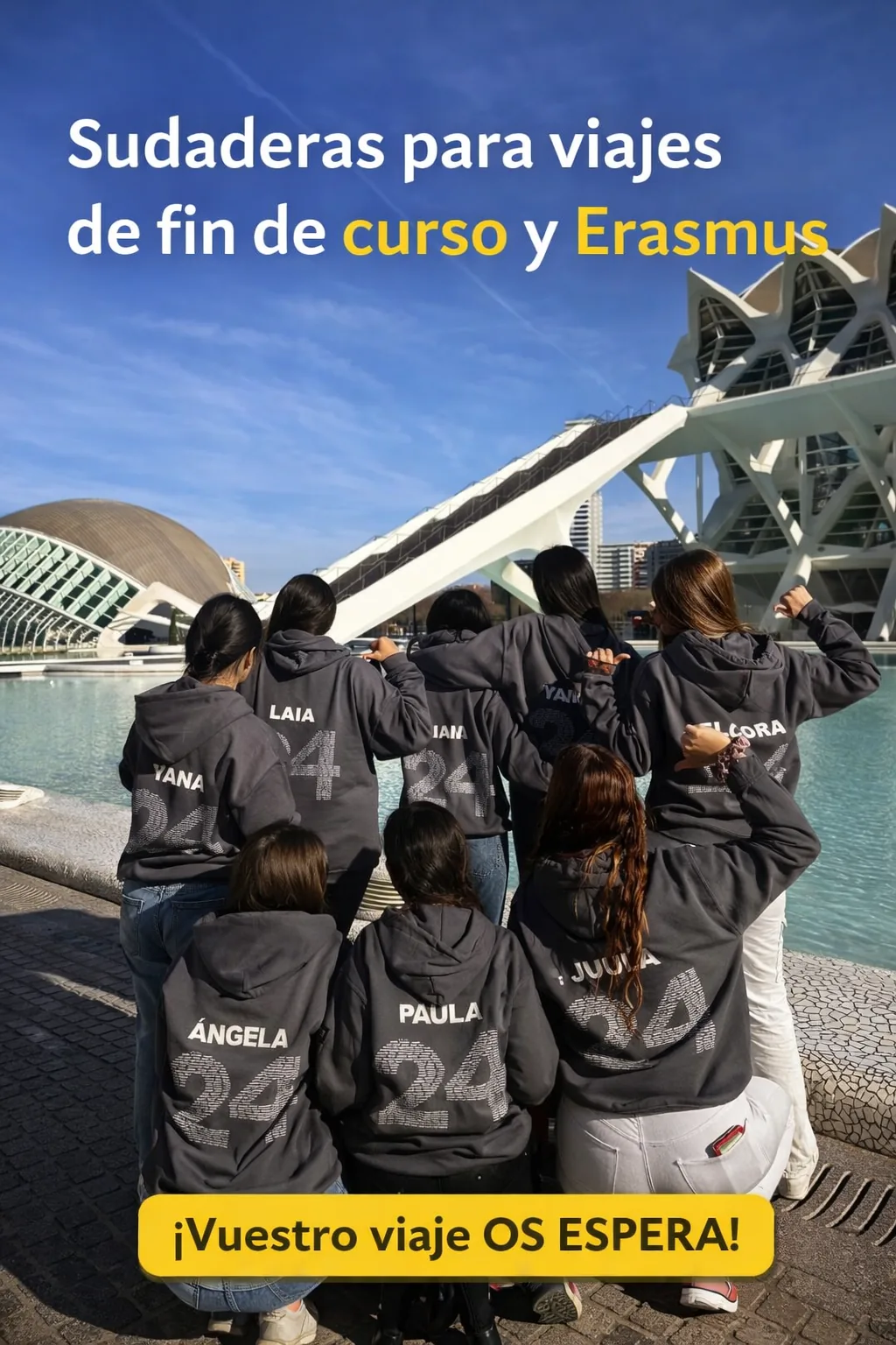 Sudaderas personalizadas para grupos en Eivissa y Formentera