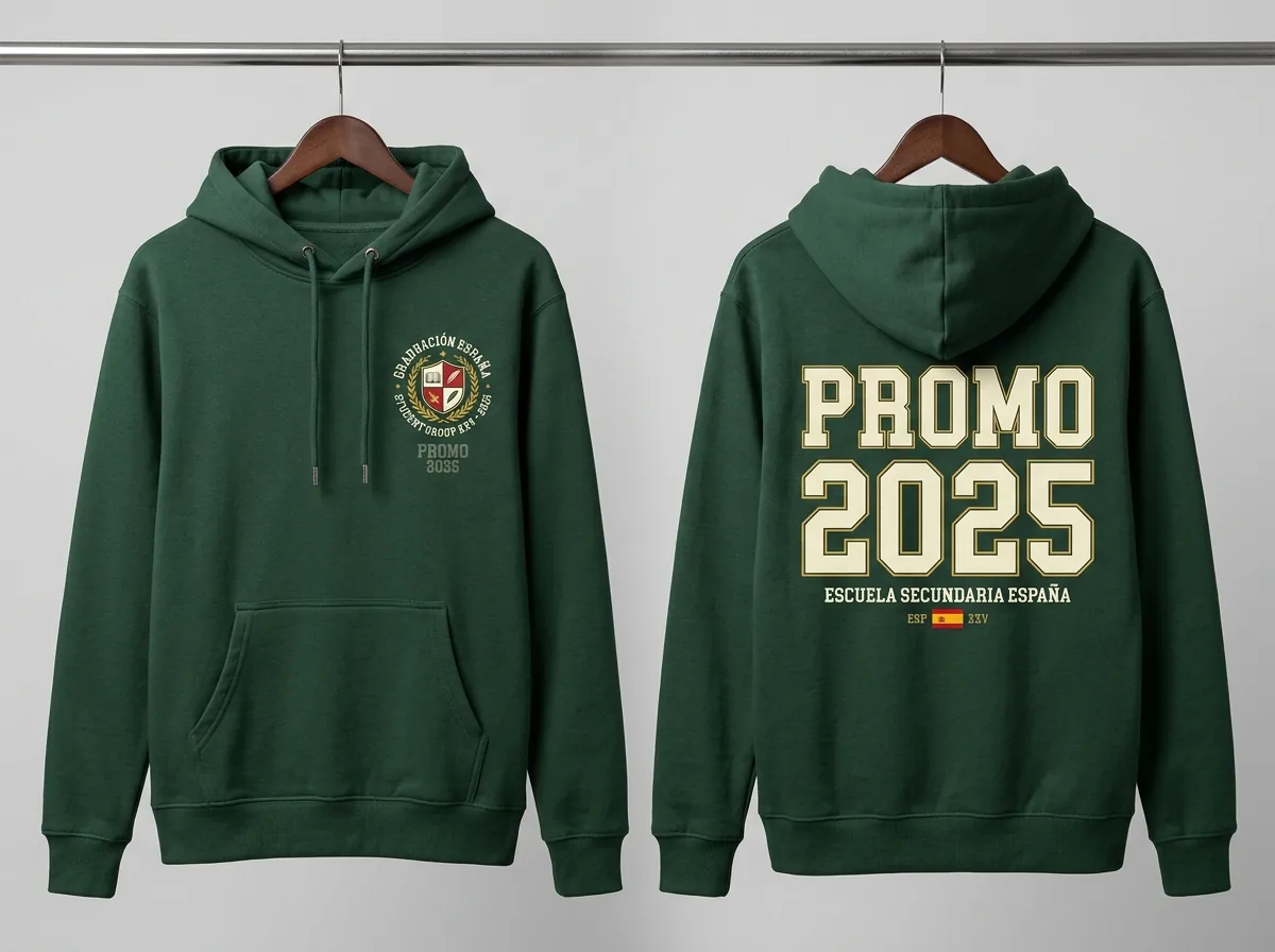 Ideas de diseño para sudaderas de clase, promoción y carrera