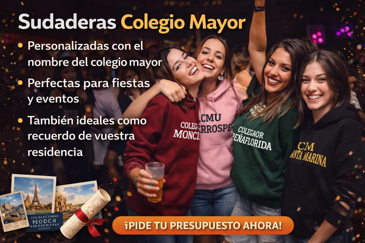 Sudaderas universitarias en Illes Balears
